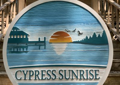 Cypress Sunrise Sign